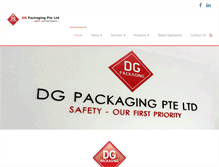 Tablet Screenshot of dg-packaging.com